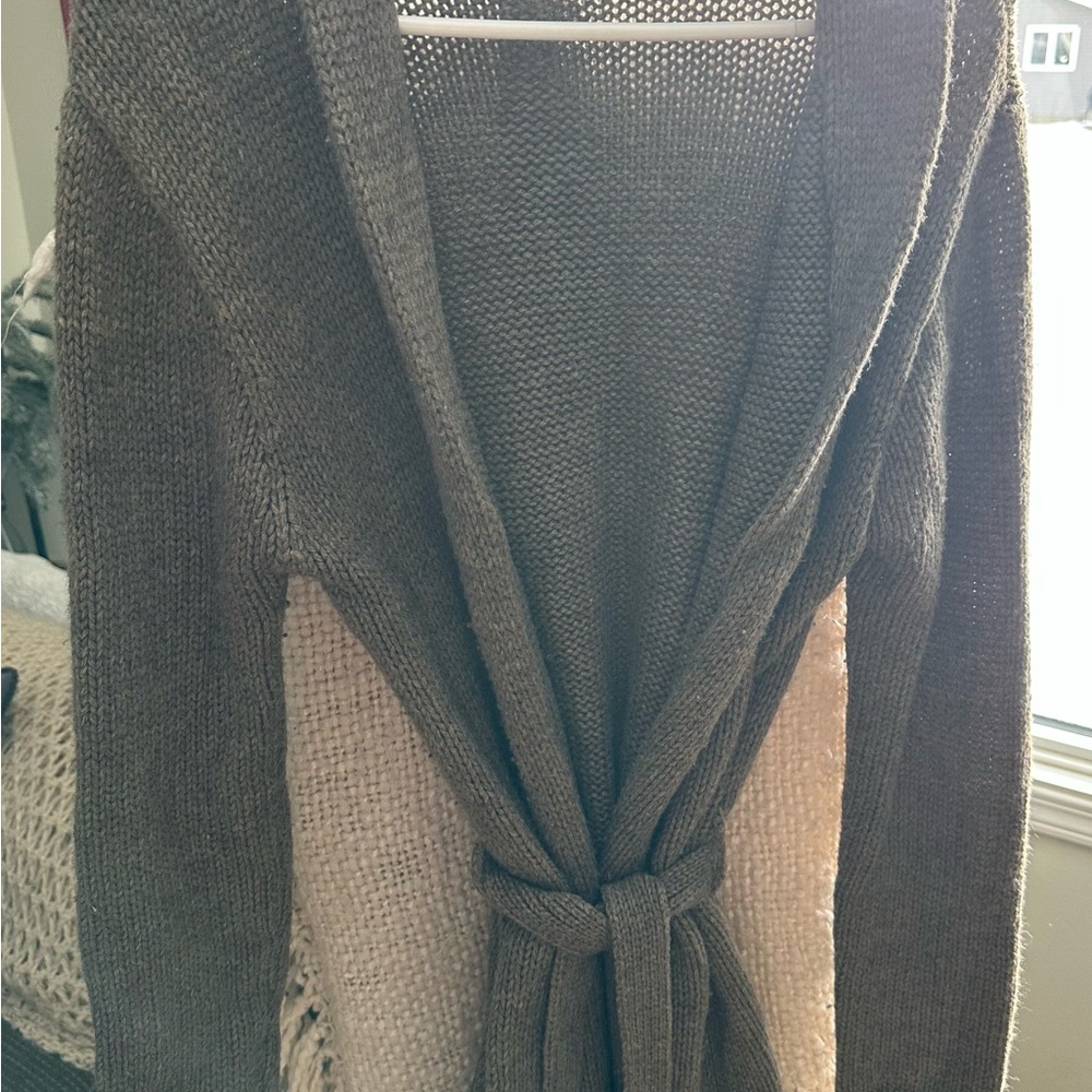 Kismet Brown Knit Cardigan